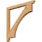 Ekena Millwork Westlake Slat Smooth Bracket, Western Red Cedar, 3 1/2"W x 46"D x 46"H BKT04X46X46WTL06SWR - alternate 1